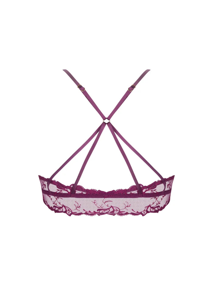 Lise Charmel - Source Beaute Wireless Triangle Bra Source Amarante