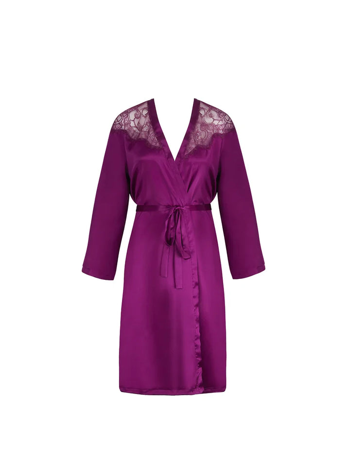 Lise Charmel - Source Beaute Mid-Length Negligee Gown Source Amarante