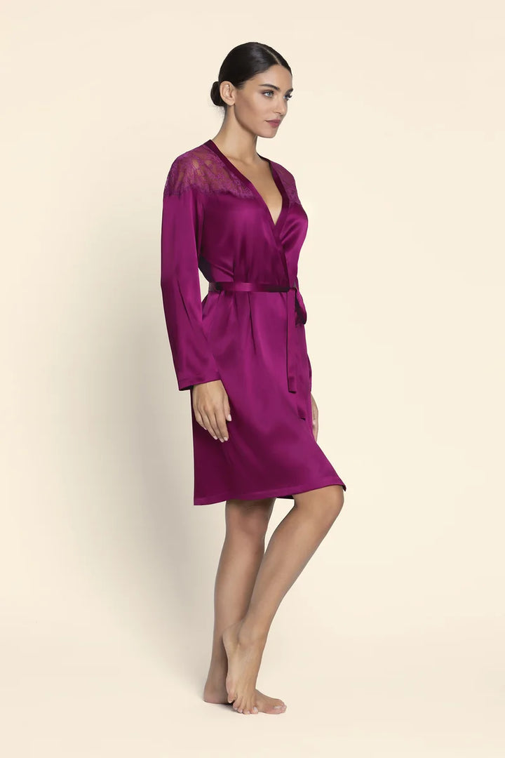 Lise Charmel - Source Beaute Mid-Length Negligee Gown Source Amarante