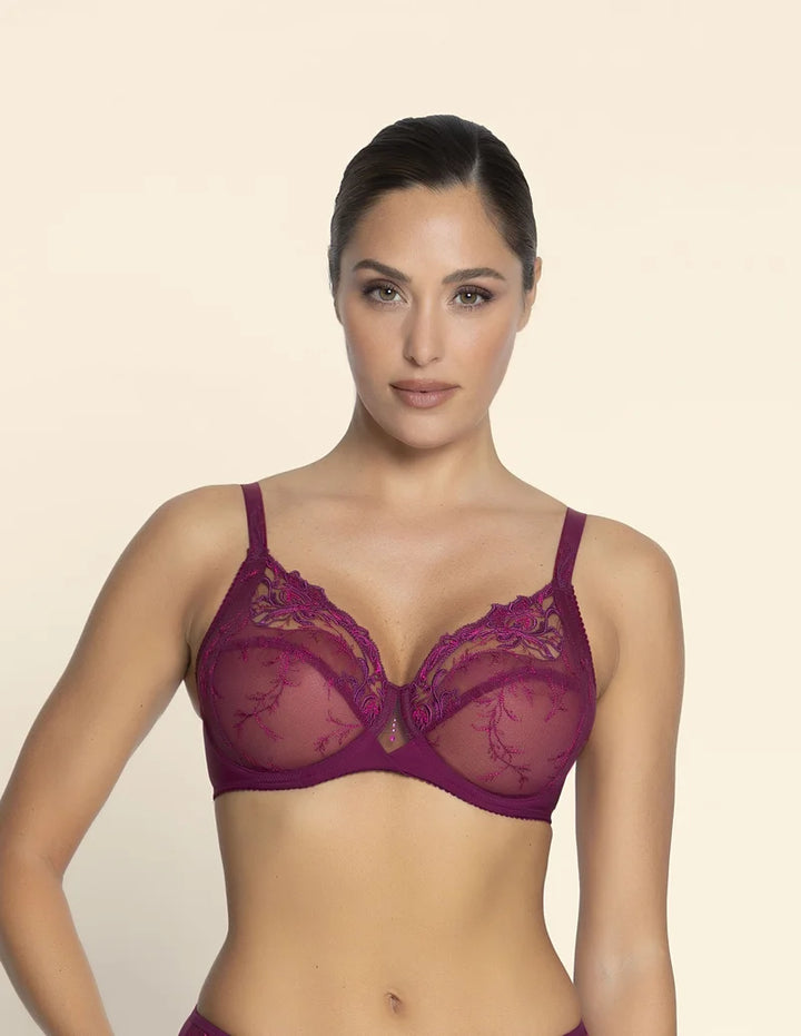 Lise Charmel - Source Beaute 3 Parts Full Cup Bra Source Amarante