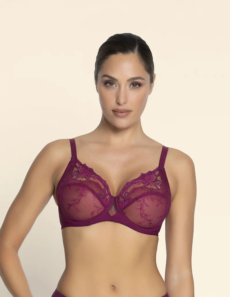 Lise Charmel - Source Beaute 3 Parts Full Cup Bra Source Amarante