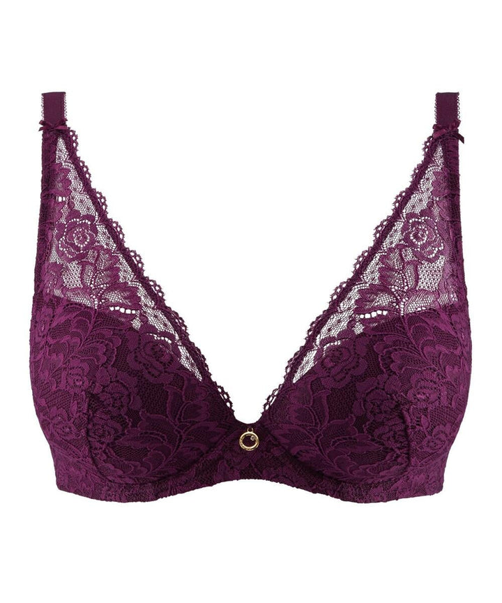 Aubade - Rosessence Shoulders Plunge Bra Berry