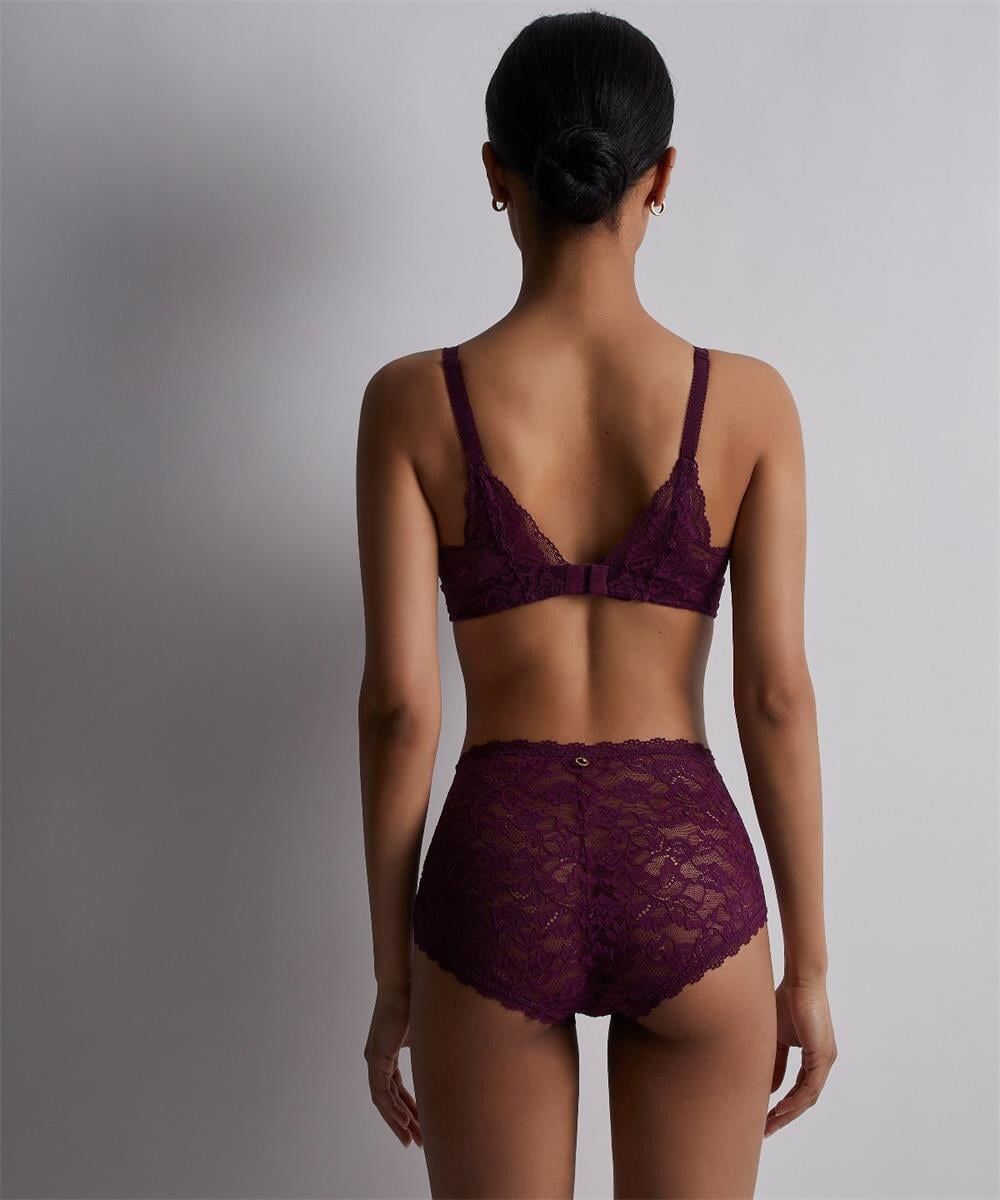 Aubade - Rosessence Shoulders Plunge Bra Berry