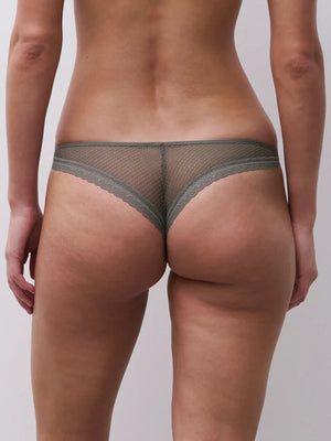 Chantelle - Romance Tanga Vert Argile