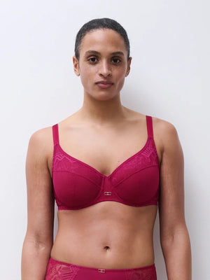 Chantelle - Origins Very Covering Underwired Bra Wild Strawberry