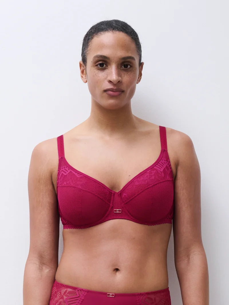 Chantelle - Origins Very Covering Underwired Bra Wild Strawberry