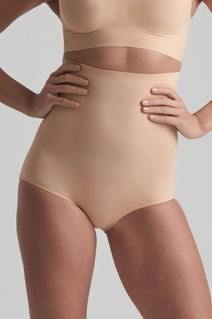 ByeBra - Invisible Shapewear Light Support Invisible High Waist Brief Beige
