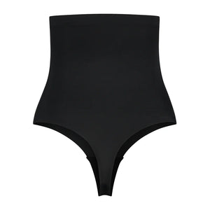 ByeBra - Invisible Shapewear Light Support Invisible High Waist Thong Black