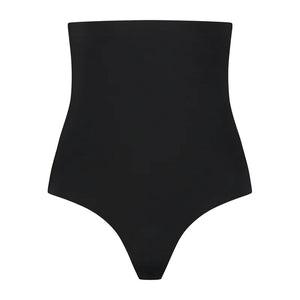 ByeBra - Invisible Shapewear Light Support Invisible High Waist Thong Black