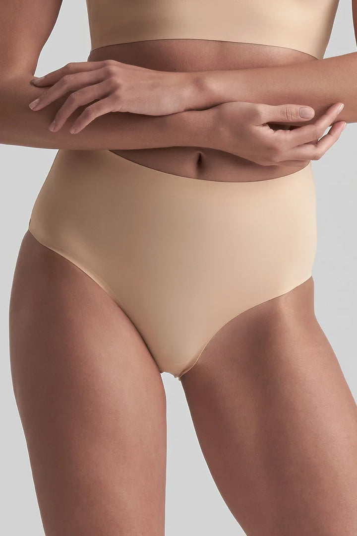 ByeBra - Invisible Shapewear Light Support Invisible Mid Waist Brief Beige