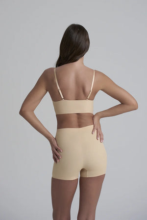 ByeBra - Invisible Shapewear Light Support Invisible Mid Waist Short Beige