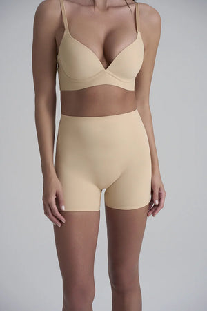 ByeBra - Invisible Shapewear Light Support Invisible Mid Waist Short Beige