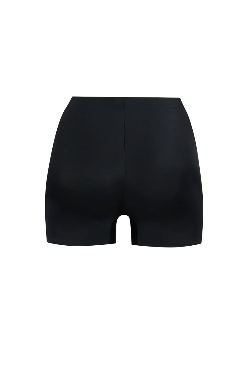 ByeBra - Invisible Shapewear Light Support Invisible Mid Waist Short Black
