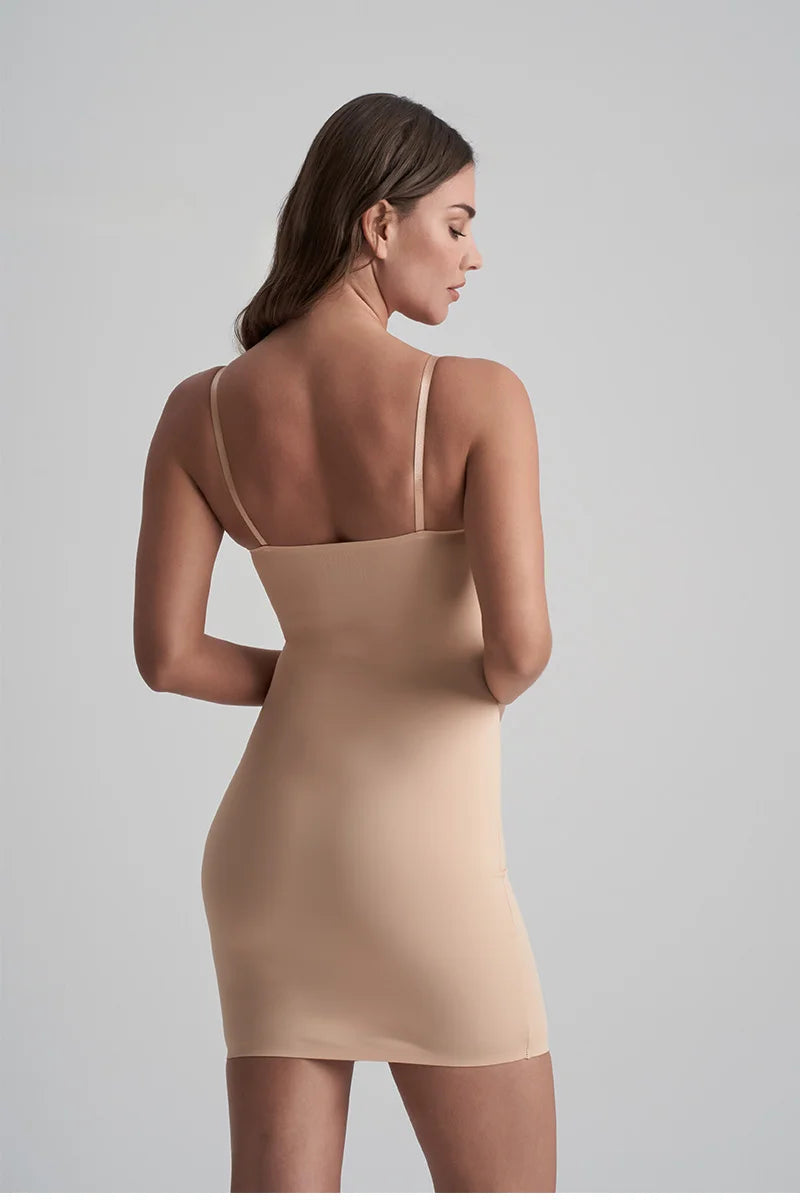 ByeBra - Invisible Shapewear Light Support Invisible Singlet Dress Beige