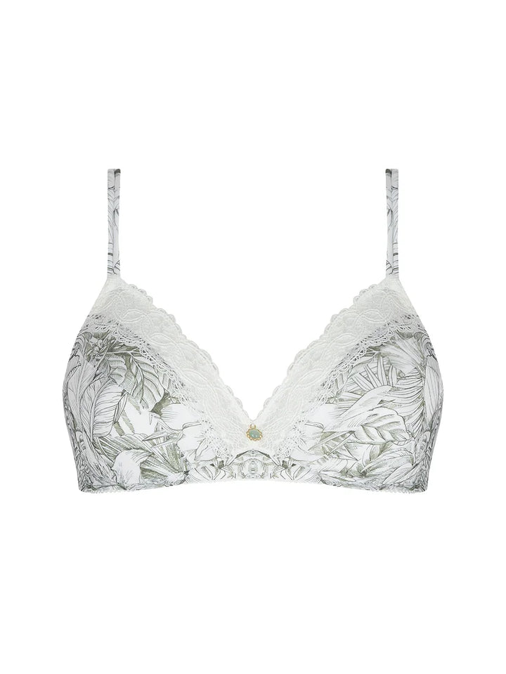 Antigel by Lise Charmel - Echappee Green Wireless Triangle Bra Toile Green