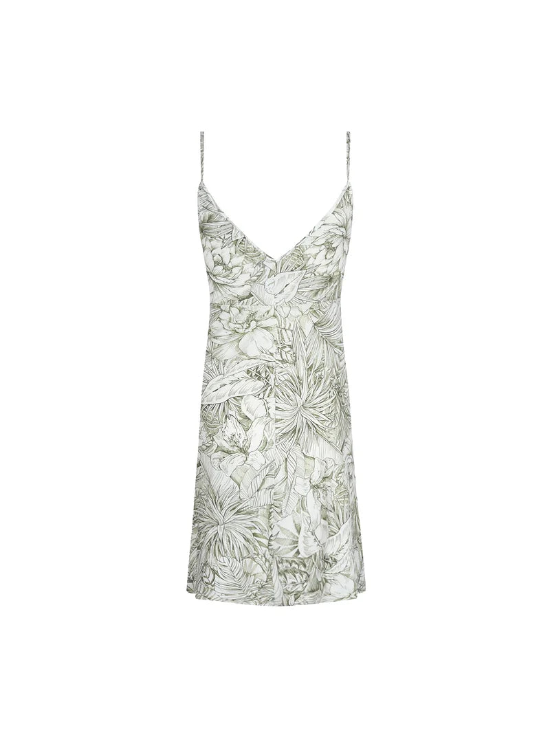 Antigel by Lise Charmel - Echappee Green Night Dress Toile Green