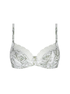 Antigel by Lise Charmel - Echappee Green 3/4 Cup Balconette Toile Green