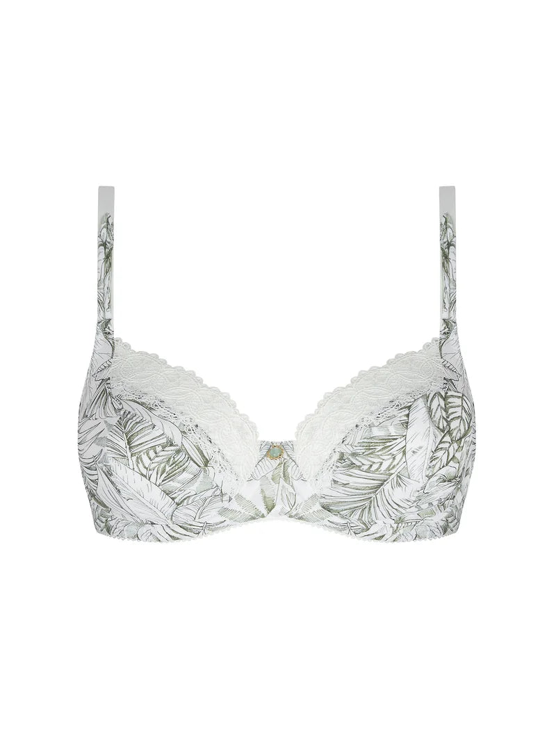 Antigel by Lise Charmel - Echappee Green 3/4 Cup Balconette Toile Green