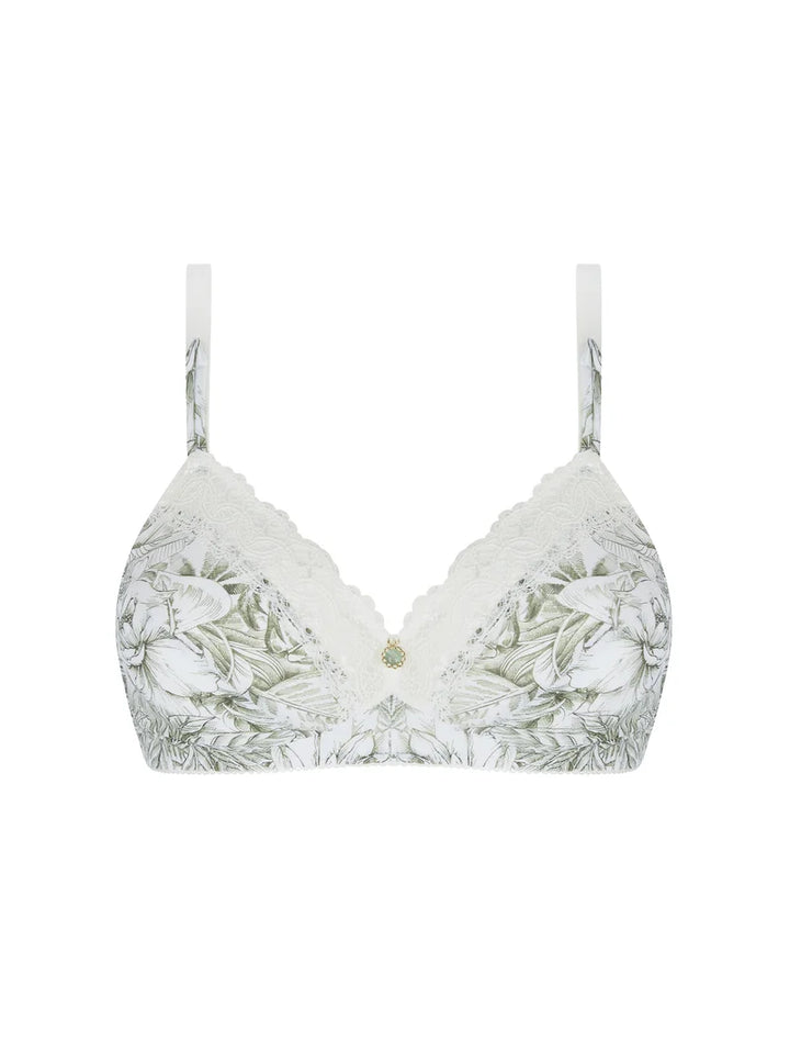 Antigel by Lise Charmel - Echappee Green Wireless Triangle Support Bra Toile Green