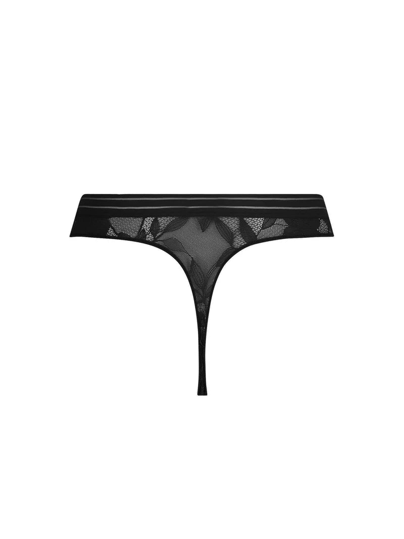 Antigel By Lise Charmel - Dentelle Rebelle Thong Noir