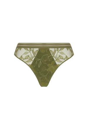 Antigel by Lise Charmel - Dentelle Rebelle Thong Vert Mousse