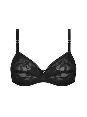 Antigel By Lise Charmel - Dentelle Rebelle Full Cup Bra Noir