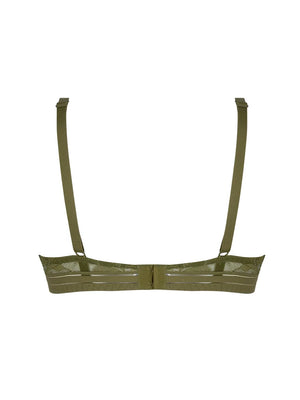 Antigel by Lise Charmel - Dentelle Rebelle Full Cup Bra Vert Mousse