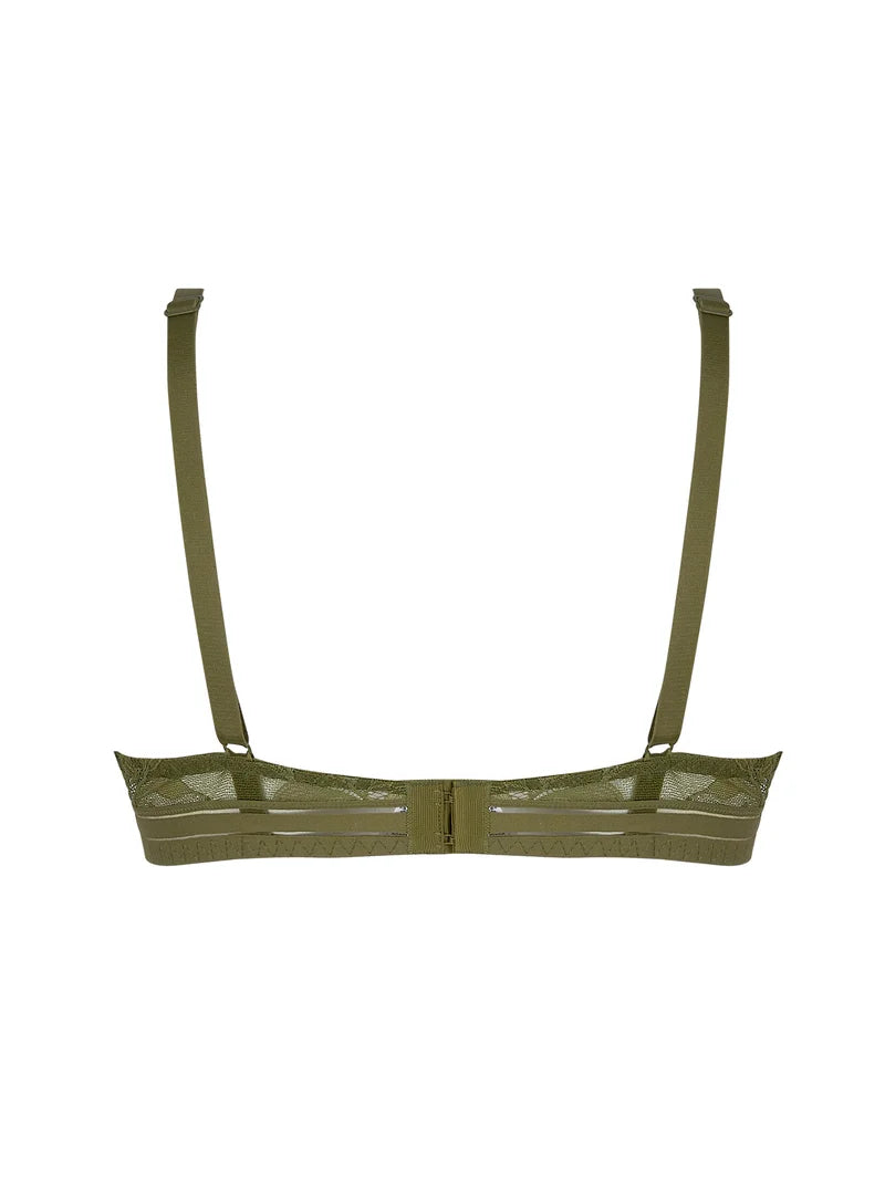 Antigel by Lise Charmel - Dentelle Rebelle Full Cup Bra Vert Mousse