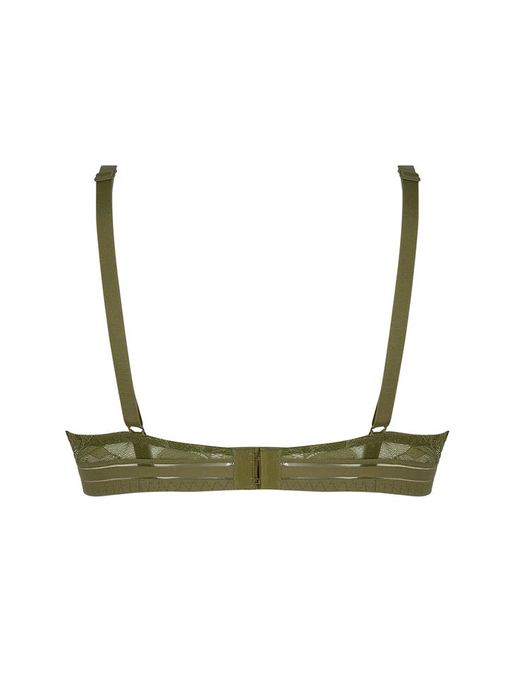 Antigel by Lise Charmel - Dentelle Rebelle Full Cup Bra Vert Mousse