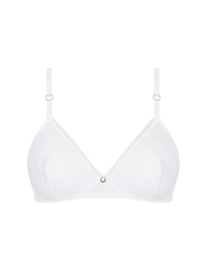 Antigel by Lise Charmel - Dentelle Rebelle Wireless Triangle Bra Blanc