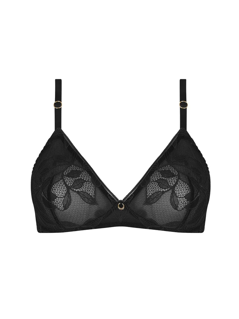 Antigel By Lise Charmel - Dentelle Rebelle Wireless Triangle Bra Noir