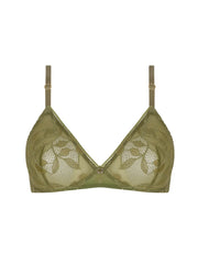 Antigel by Lise Charmel - Dentelle Rebelle Wireless Triangle Bra Vert Mousse