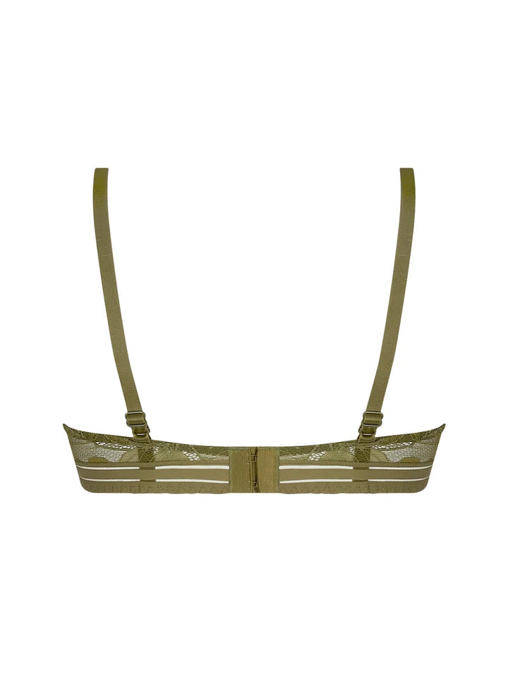 Antigel by Lise Charmel - Dentelle Rebelle Wireless Triangle Bra Vert Mousse