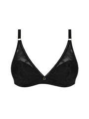 Antigel By Lise Charmel - Dentelle Rebelle Light Padded Bra Noir