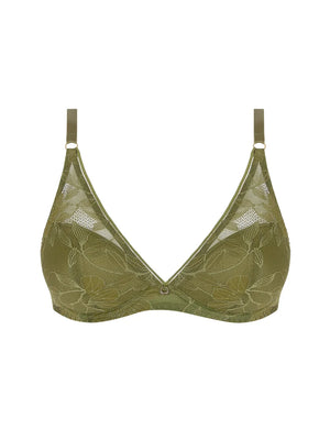 Antigel by Lise Charmel - Dentelle Rebelle Light Padded Bra Vert Mousse