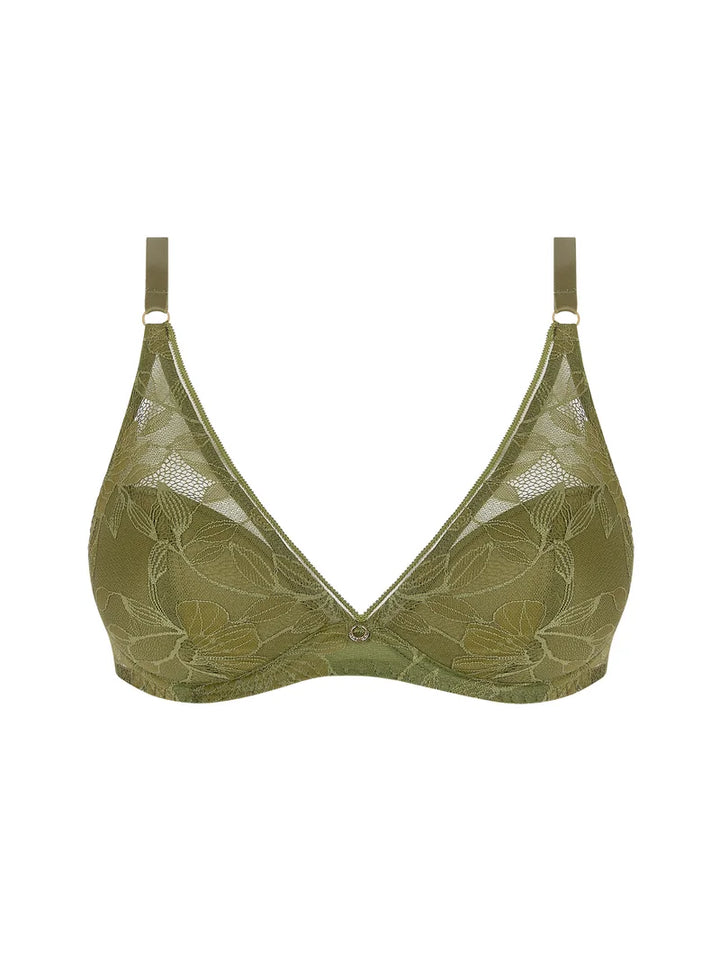 Antigel by Lise Charmel - Dentelle Rebelle Light Padded Bra Vert Mousse