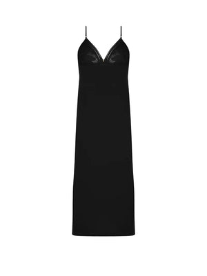Antigel By Lise Charmel - Dentelle Rebelle Long Nighty Noir