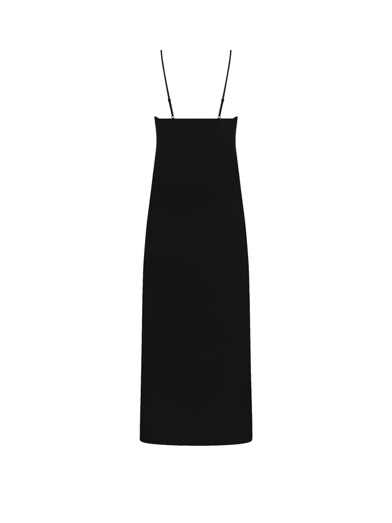 Antigel By Lise Charmel - Dentelle Rebelle Long Nighty Noir