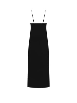 Antigel By Lise Charmel - Dentelle Rebelle Long Nighty Noir