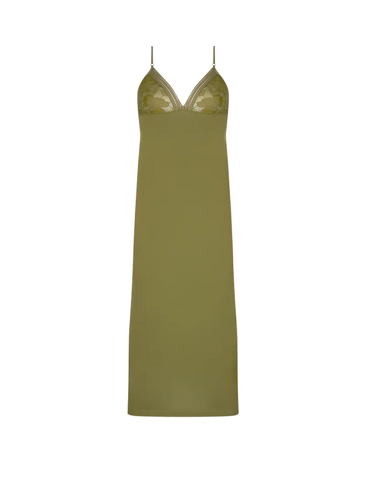 Antigel by Lise Charmel - Dentelle Rebelle Long Nighty Vert Mousse