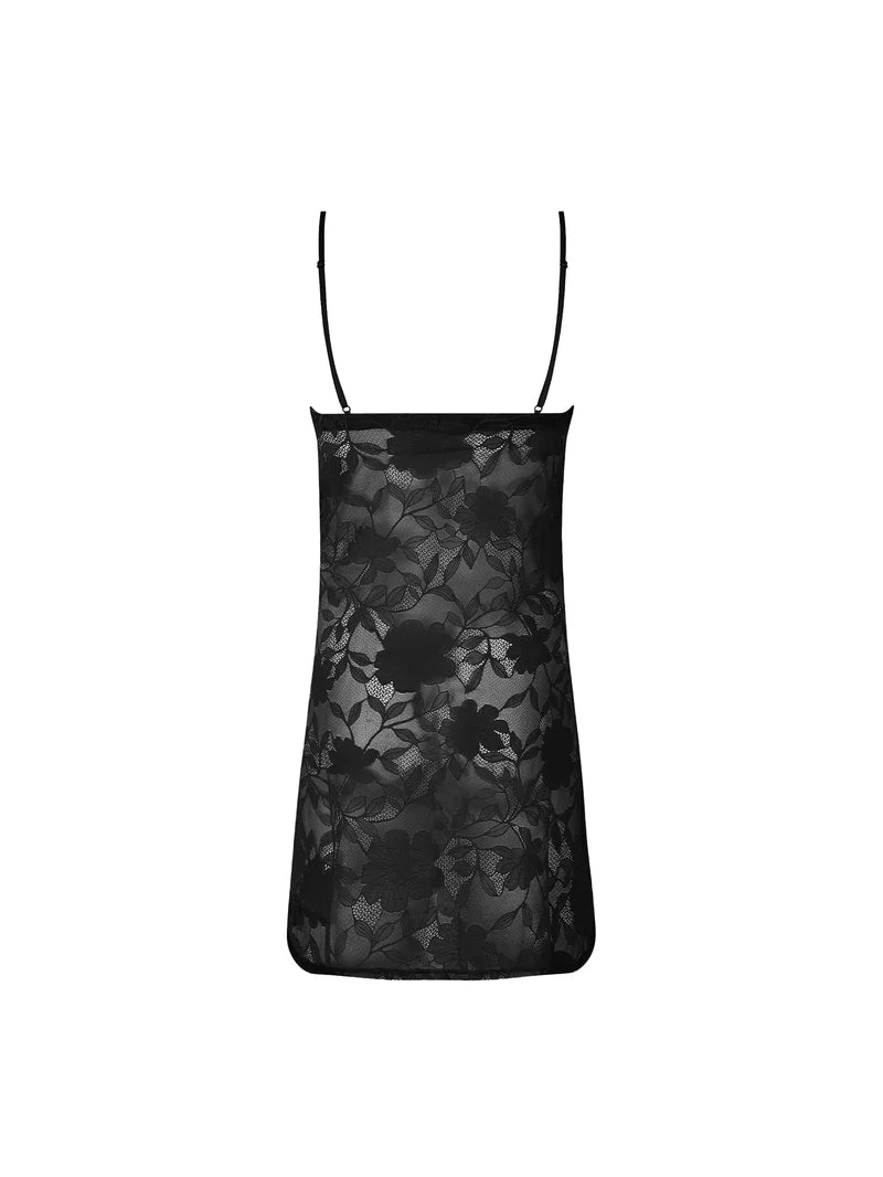 Antigel By Lise Charmel - Dentelle Rebelle Sexy Nighty Noir