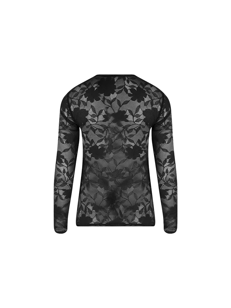 Antigel By Lise Charmel - Dentelle Rebelle Long Sleeved Top Noir