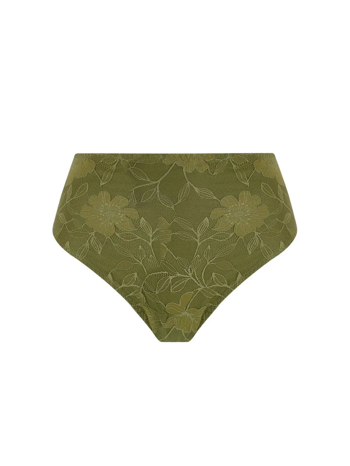 Antigel by Lise Charmel - Dentelle Rebelle High Waist Brief Vert Mousse