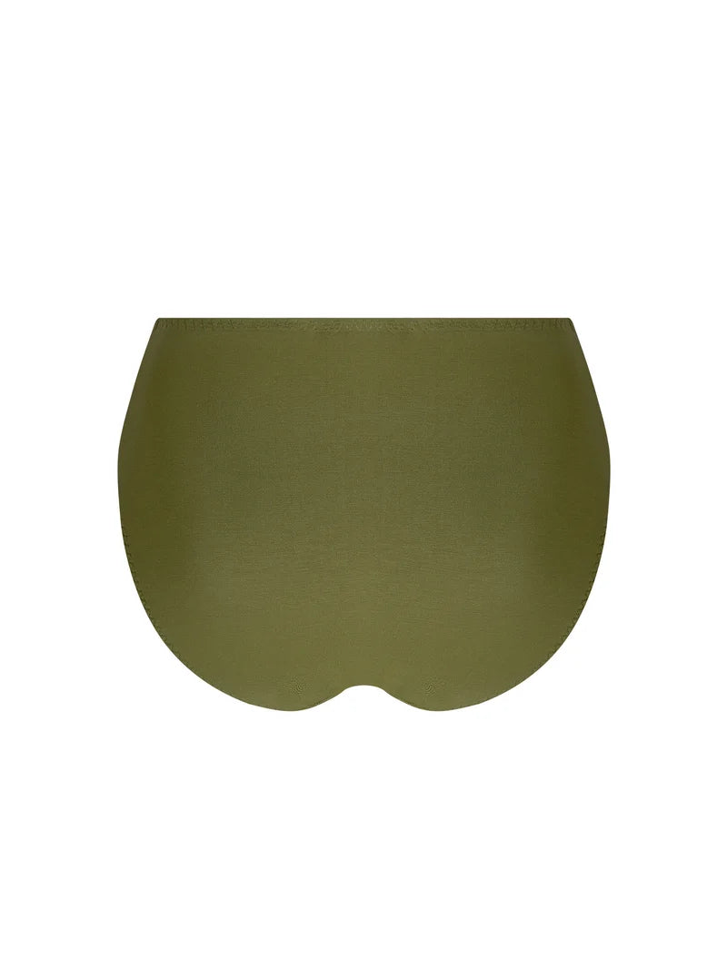 Antigel by Lise Charmel - Dentelle Rebelle High Waist Brief Vert Mousse