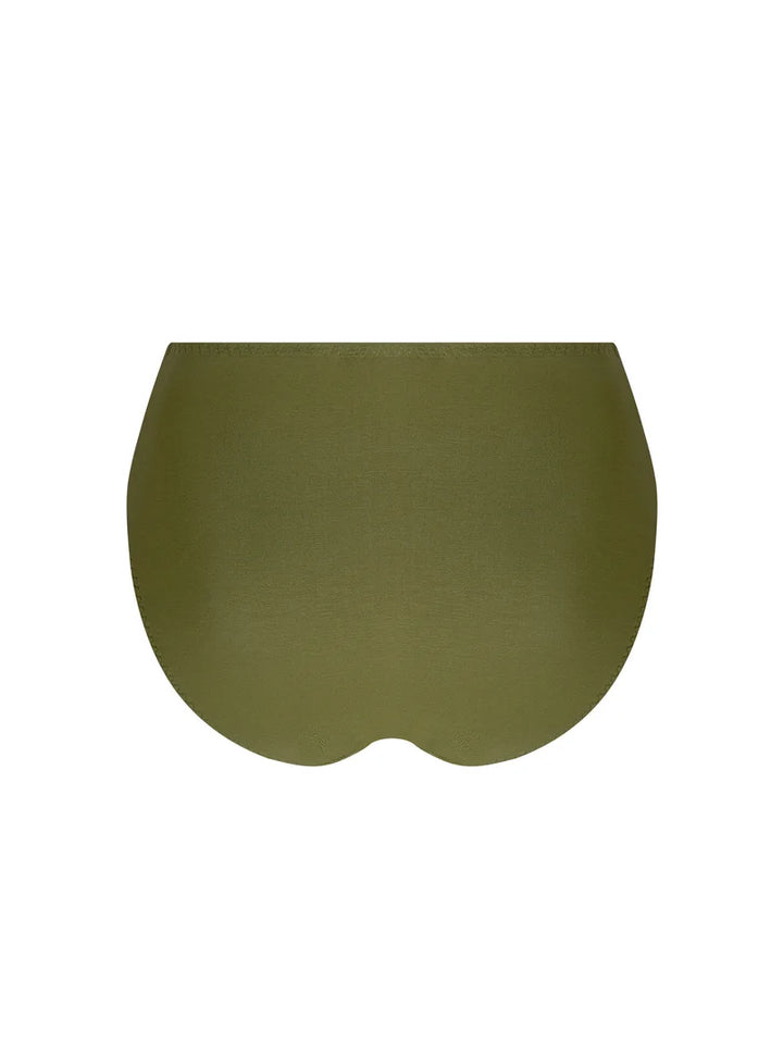 Antigel by Lise Charmel - Dentelle Rebelle High Waist Brief Vert Mousse