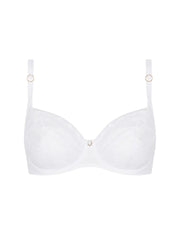 Antigel by Lise Charmel - Dentelle Rebelle Half Cup Bra Blanc
