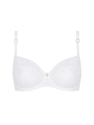 Antigel by Lise Charmel - Dentelle Rebelle Half Cup Bra Blanc