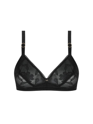 Antigel By Lise Charmel - Dentelle Rebelle Wireless Triangle Bra Noir