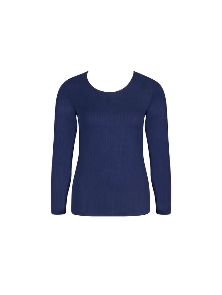 Antigel by Lise Charmel - En Mode Yoga Long Sleeved Top Bleu Yoga