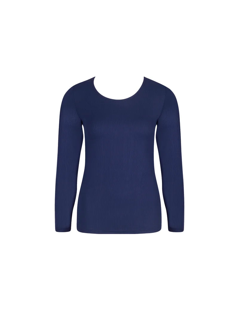 Antigel by Lise Charmel - En Mode Yoga Long Sleeved Top Bleu Yoga